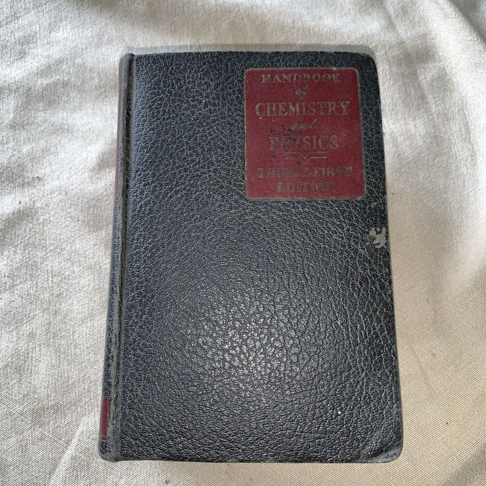 Vintage 1949 Handbook of Chemistry and Physics 31th Edition EUC